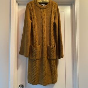 JW ANDERSON Long Sleeve Knit Dress
